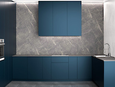 Egger  F244 ST76 Мармур Кандела антрацит з чорним внутрішнім наповненням