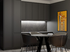 Egger F244 ST76 Мармур Кандела антрацит