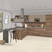 Стільниця Egger 38 мм H1181 ST37 Дуб Галіфакс тютюн 4100x650мм R1.5