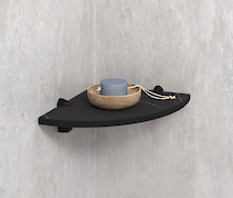 Кутова полиця для ванної кімнати із компакт-плити Egger F206 ST9, 250х250мм