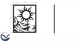 Картина з металу 