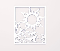 Картина з металу 