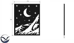 Картина из металла 