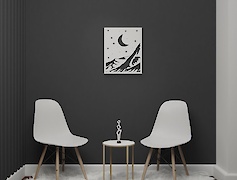 Картина из металла 