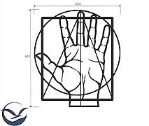 Картина з металу 