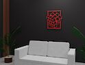 Картина из металла "Кубик-рубик", 3020 красный