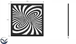 Картина из металла 