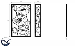 Диптих з металу 