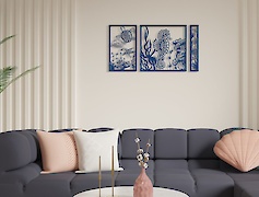 Триптих з металу 