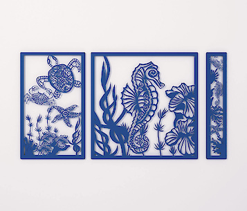 Триптих з металу 