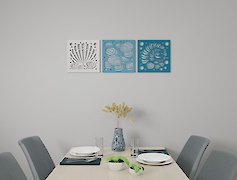 Триптих из металла 