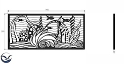 Картина з металу 