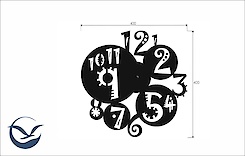 Настенные металлические часы ЧМ-34 