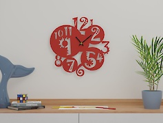 Настенные металлические часы ЧМ-34 