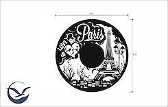 Настенные металлические часы ЧМ-35 