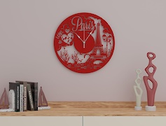 Настенные металлические часы ЧМ-35 