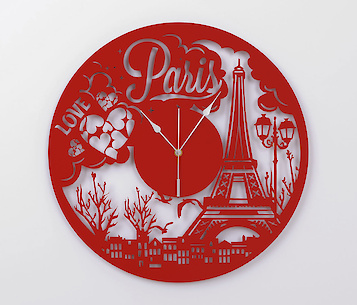 Настінний металевий годинник ЧМ-35 