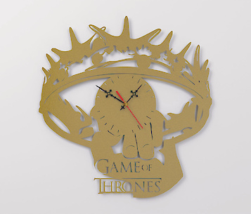 Настінний металевий годинник ЧМ-36 