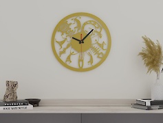 Настінний металевий годинник ЧМ-39 