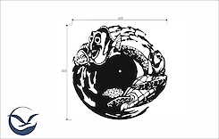 Настенные металлические часы ЧМ-40 