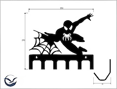 Настінна вішалка декоративна ВМ-10 