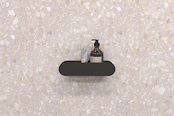 Полка В-1 для ванной комнаты 300мм, черный