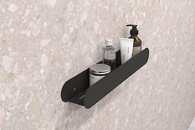 Полиця В-1 для ванної кімнати 500мм, чорний