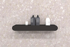 Полка В-1 для ванной комнаты 600мм, черный