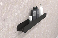 Полка В-1 для ванной комнаты 600мм, черный