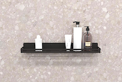 Полиця В-2 для ванної кімнати 600мм, чорний