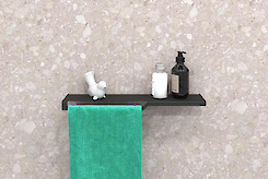 Полка В-3 для ванной комнаты 500мм, черный