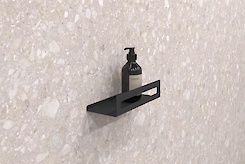 Полиця В-4 для ванної кімнати 250мм, чорний