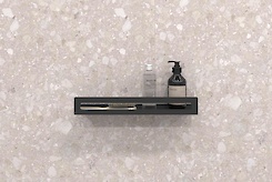 Полиця В-4 для ванної кімнати 400мм, чорний