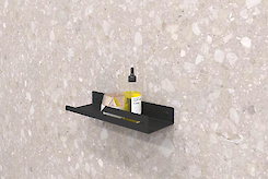 Полка В-5 для ванной комнаты 300мм, черный