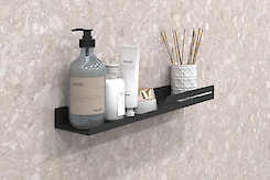 Полиця В-5 для ванної кімнати 500мм, чорний