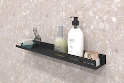 Полиця В-5 для ванної кімнати 600мм, чорний