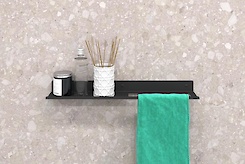 Полиця В-7 для ванної кімнати 500мм, чорний