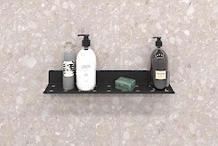 Полиця В-8 для ванної кімнати 500мм, чорний