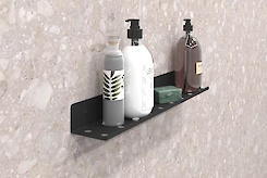 Полиця В-8 для ванної кімнати 500мм, чорний