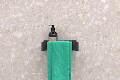 Полиця В-9 для ванної кімнати 250мм, чорний