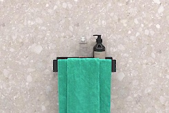 Полиця В-9 для ванної кімнати 300мм, чорний