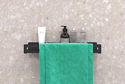 Полиця В-9 для ванної кімнати 500мм, чорний