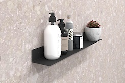 Полиця В-10 для ванної кімнати 600мм, чорний