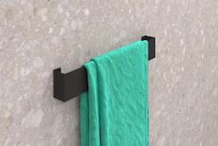 Тримач для рушника В-15, чорний