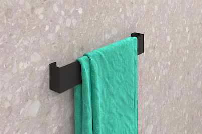 Тримач для рушника В-15 500мм, чорний