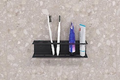 Тримач для зубних щіток В-18, чорний