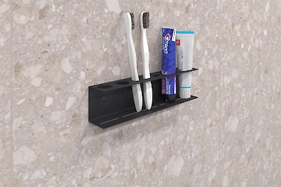 Тримач для зубних щіток В-18, чорний