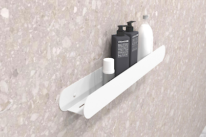 Полка В-1 для ванной комнаты 600мм, белый