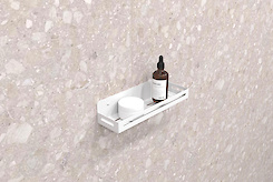 Полиця В-2 для ванної кімнати 300мм, білий