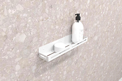 Полка В-2 для ванной комнаты 400мм, белый